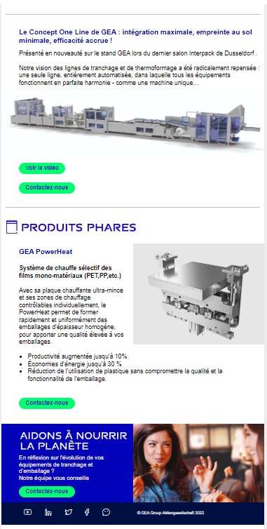 Newsletter GEA Tranchage et Emballage 2