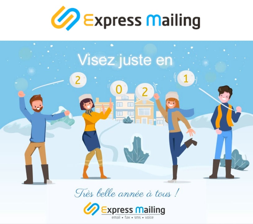 Email de vœux exemple